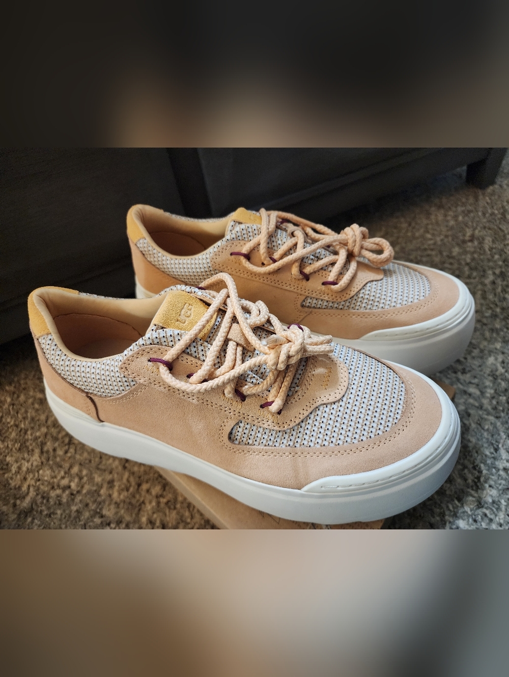 NWOT UGG Suede & Knit Sneakers